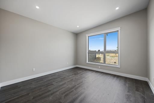 Unfinished basement room ready for build-out